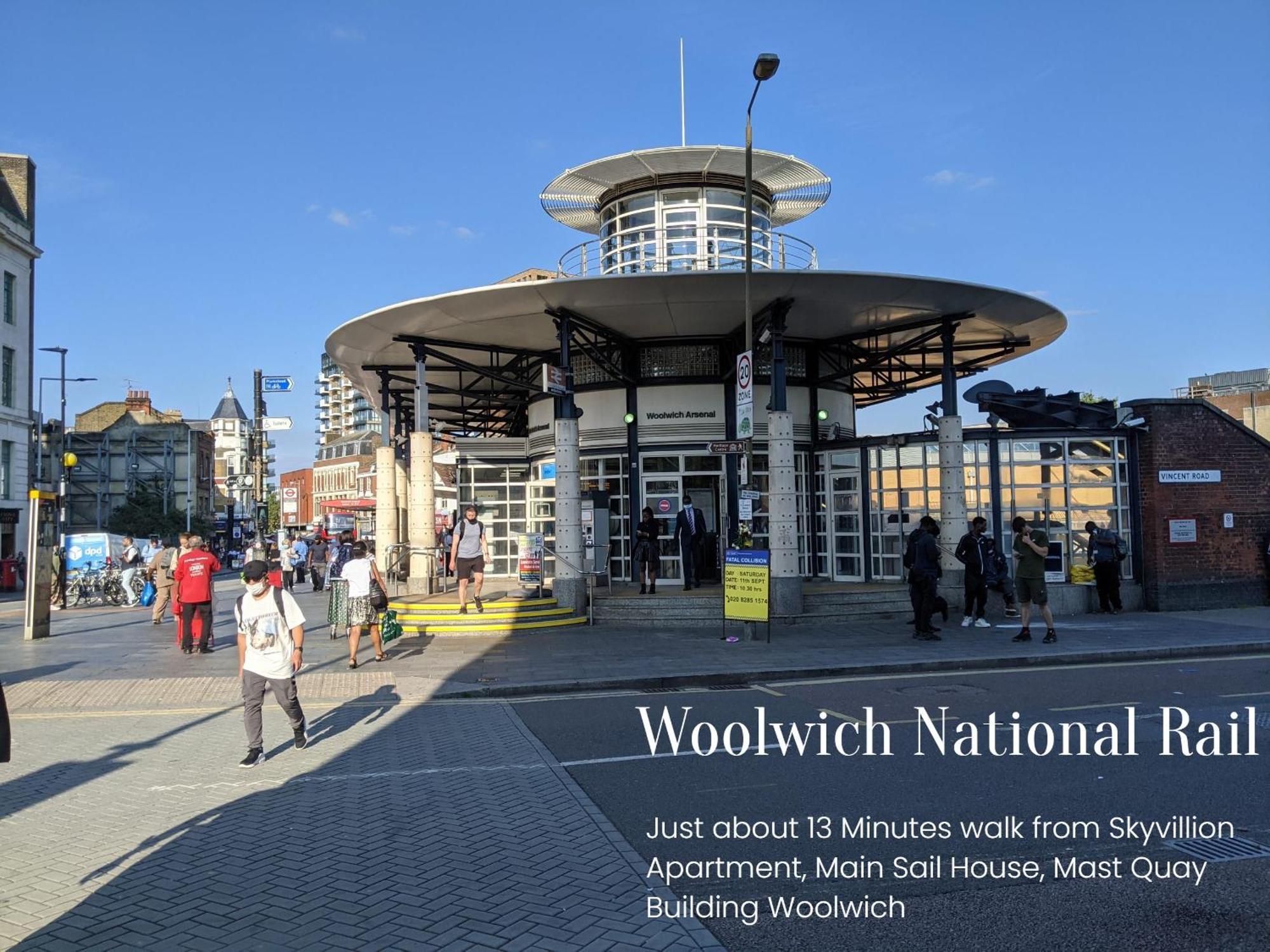 Skyvillion - London River Thames Top Floor Apartments By Woolwich Ferry, Mins To London Excel, O2 Arena , London City Airport With Parking Eksteriør billede