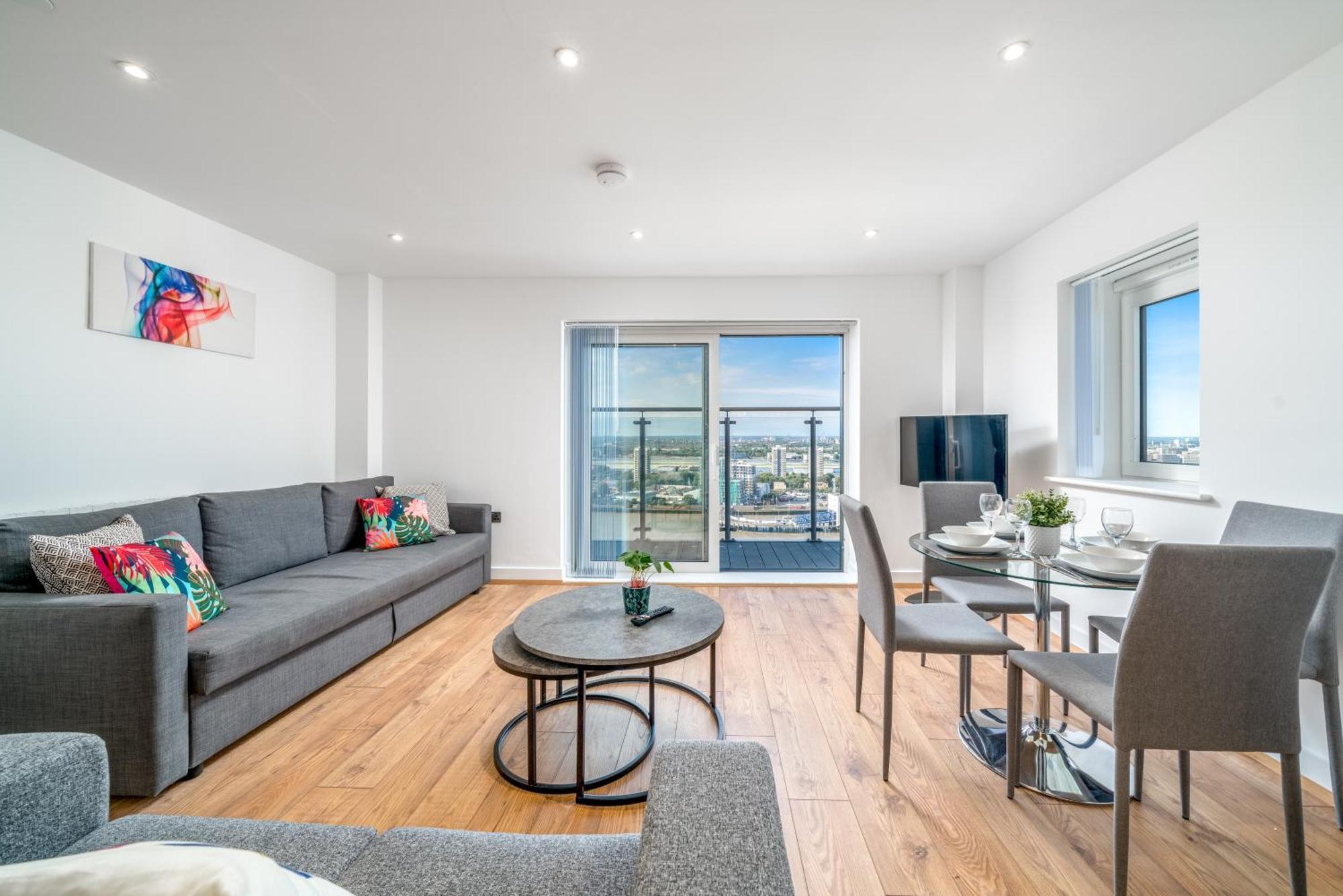 Skyvillion - London River Thames Top Floor Apartments By Woolwich Ferry, Mins To London Excel, O2 Arena , London City Airport With Parking Eksteriør billede