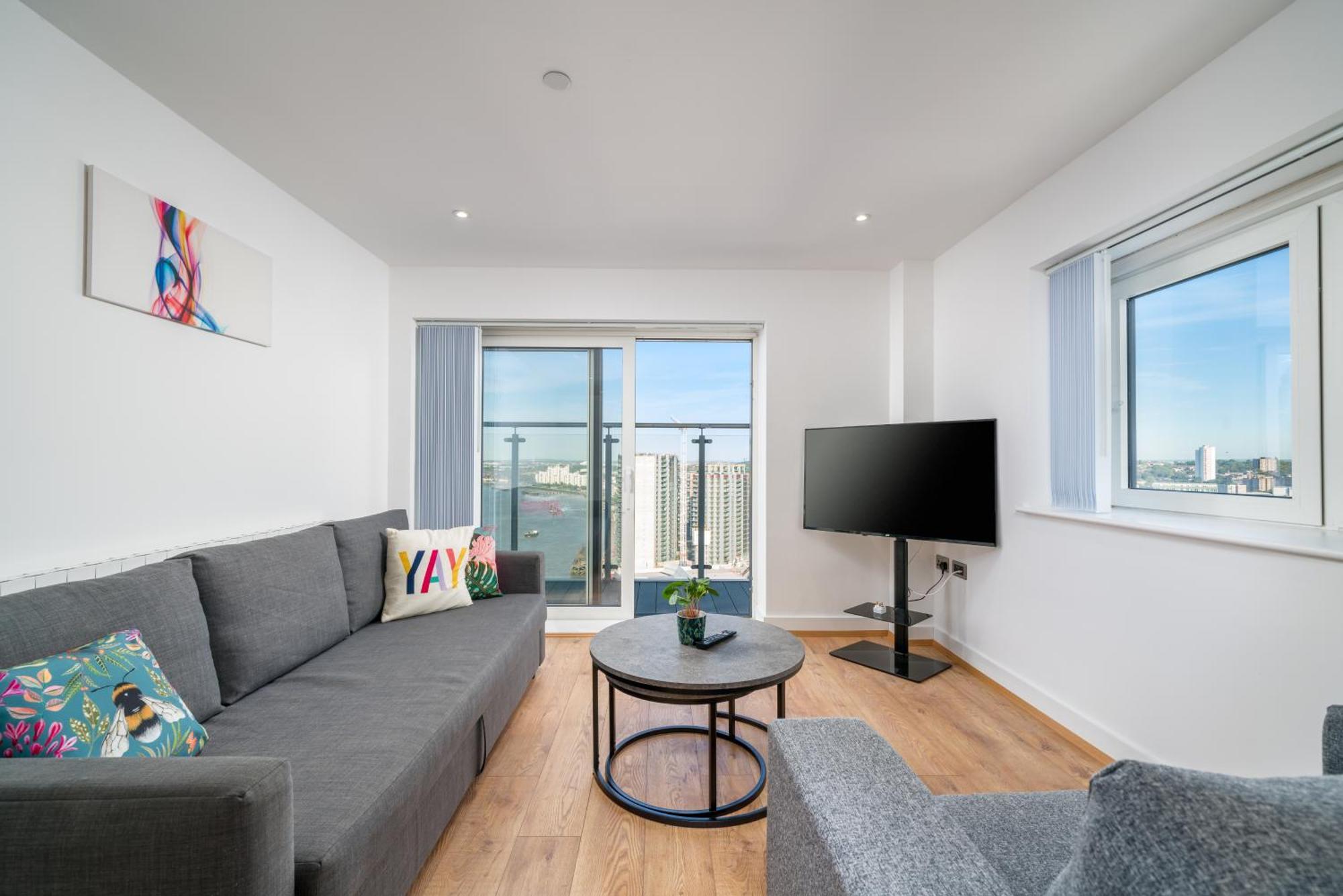 Skyvillion - London River Thames Top Floor Apartments By Woolwich Ferry, Mins To London Excel, O2 Arena , London City Airport With Parking Eksteriør billede